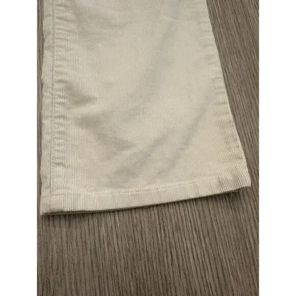 Lauren Jeans Co Ralph Lauren Cream Corduroy Pants Women's Sz 8 Bootcut Academia - Picture 7 of 11